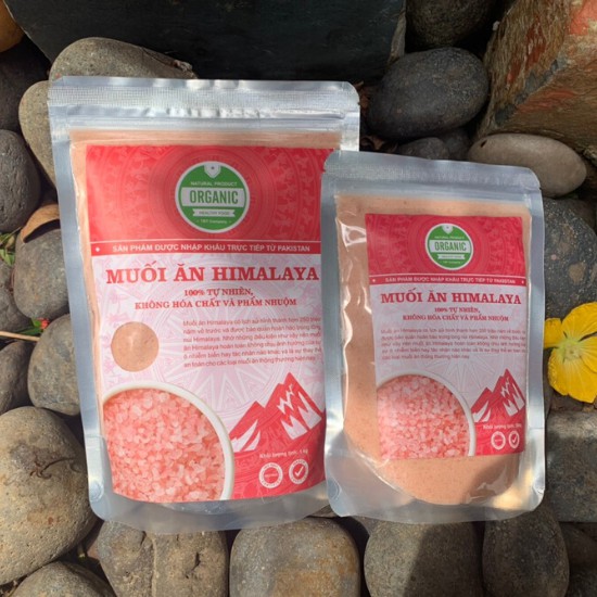 Muối Hồng Himalaya Nhập Khẩu Pakistan0.5kg & 1kg