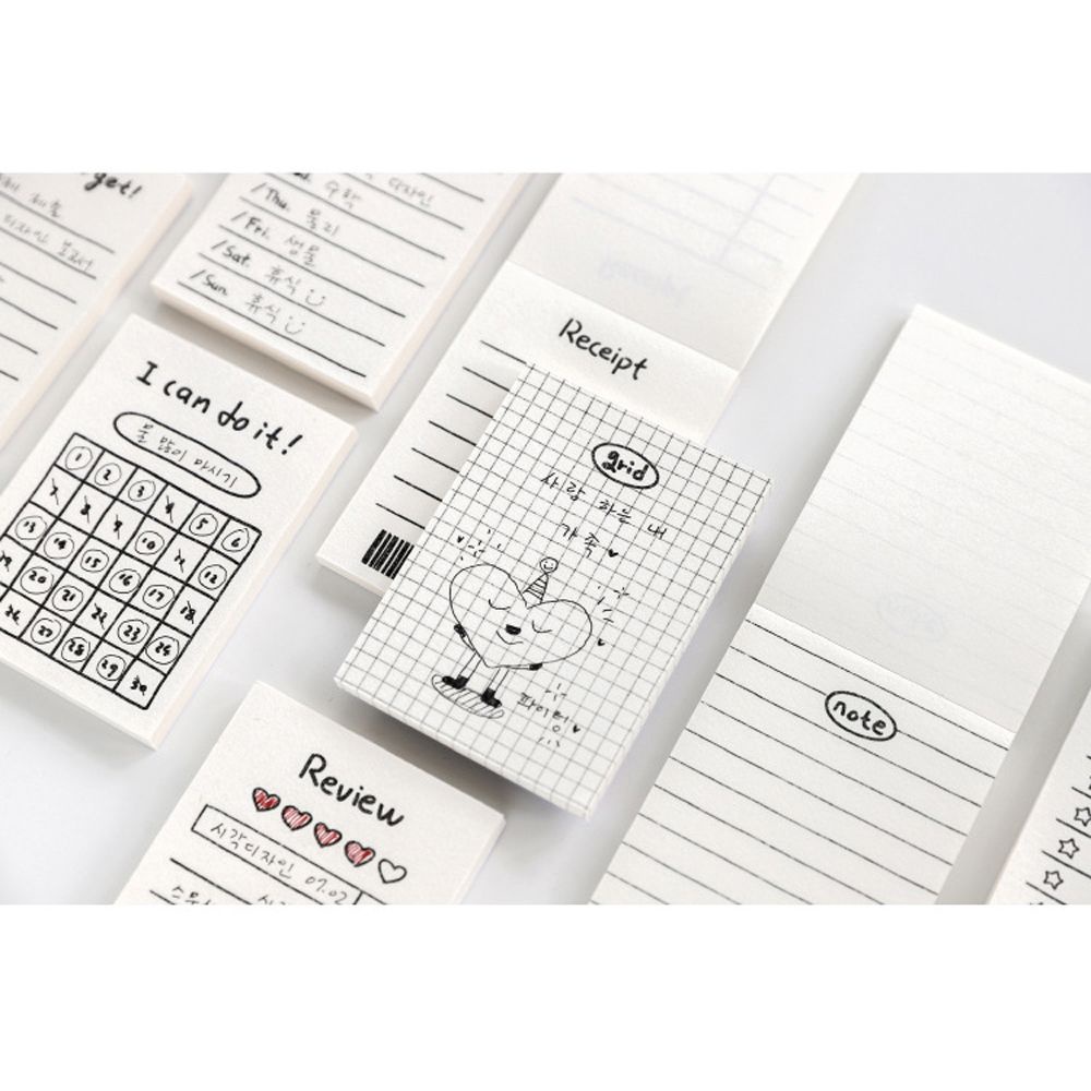 Set 50 tờ giấy ghi chú DIY cỡ nhỏ tiện dụng dùng cho văn phòng