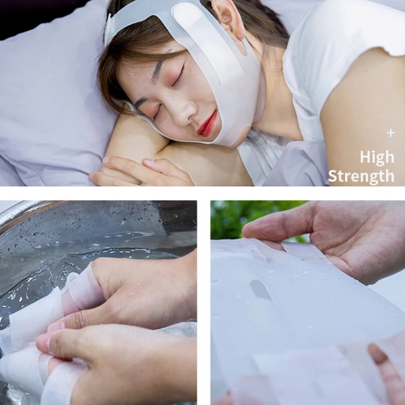 Mặt Nạ Silicon Tạo Cằm Chữ V Giúp Thon Gọn Gương Mặt Hoàn Hảo