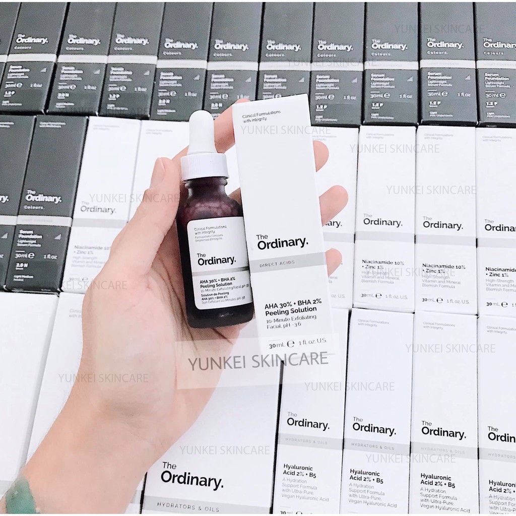 Tẩy Tế Bào Chết Hoá Học AHA 30% + BHA 2% Peeling Solution The Ordinary