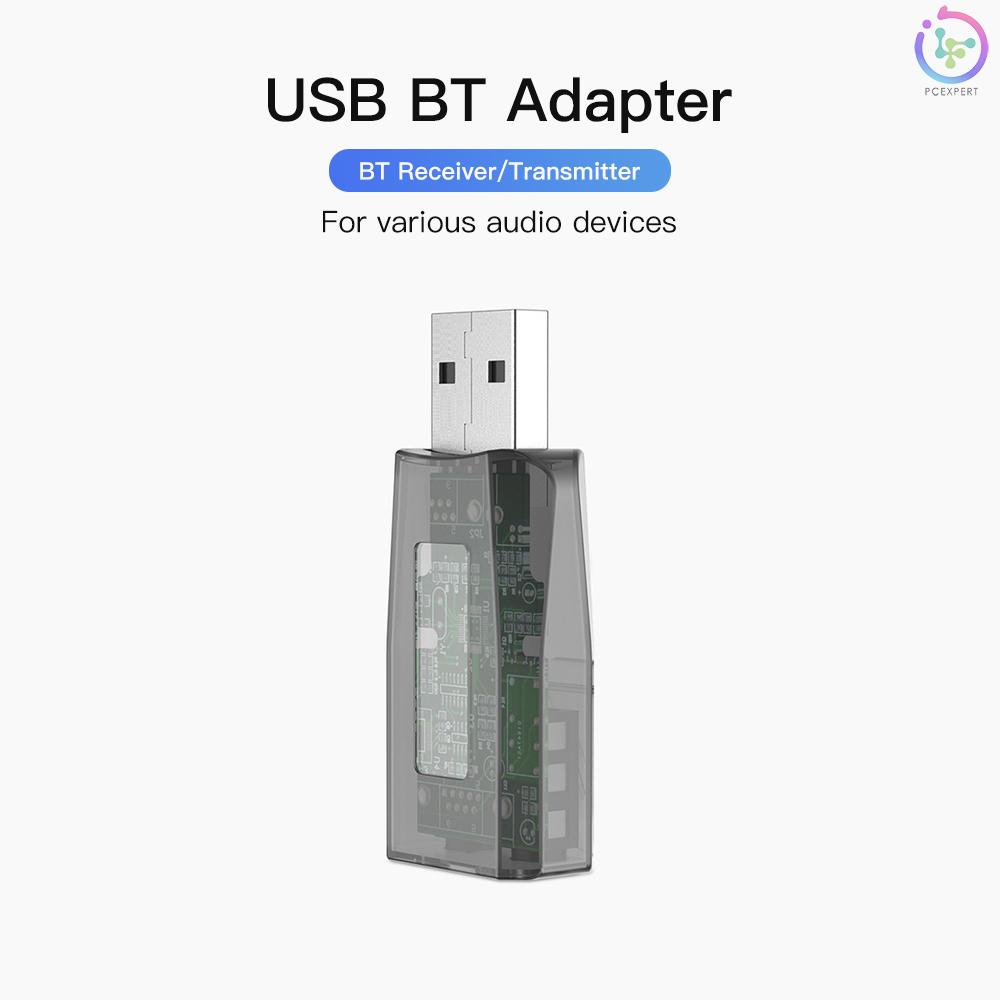 Thiết Bị Thu Phát Âm Thanh Bt-Tx5 2 Trong 1 Bt 5.0 Cổng Aux Usb Không Dây 3.5mm Cho Tv / Pc / Xe Hơi | BigBuy360 - bigbuy360.vn