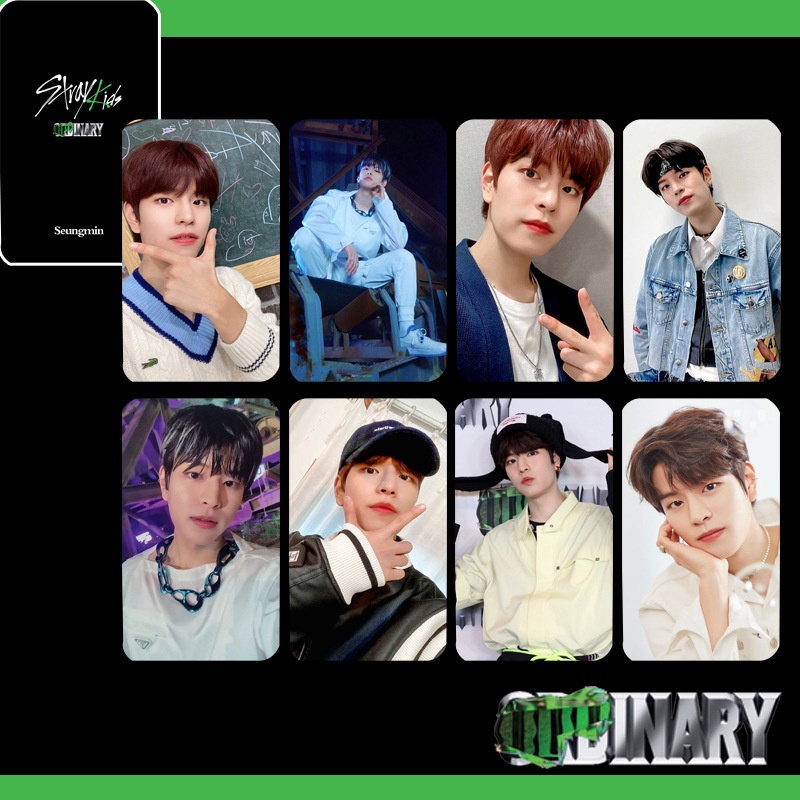 Bộ Sưu Tập Thẻ Ảnh Nhóm Nhạc Kpop Stray Kids Độc Đáo