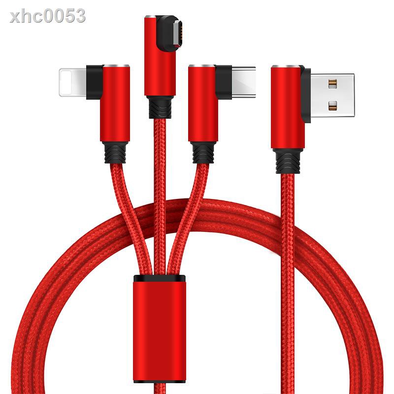 Dây Cáp Sạc Nhanh Usb Loại C Nhiều Đầu Tiện Dụng