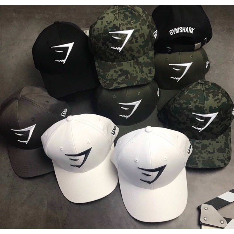 MŨ NÓN GYM SHARK NAM THỜI TRANG SIÊU CHUẨN ĐẸP LOGO THÊU HÀNG MŨ CAO CẤP