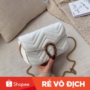 Túi xách nữ, túi đeo chéo khóa đồng  hình móng ngựa cao cấp trẻ trung thanh lịch TX23 - Túi xách Chip Xinh