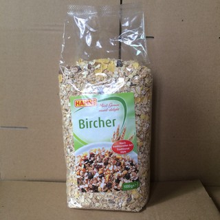 Date 24/01/2021 ngũ cốc yến mạch bircher musli hahne 1kg