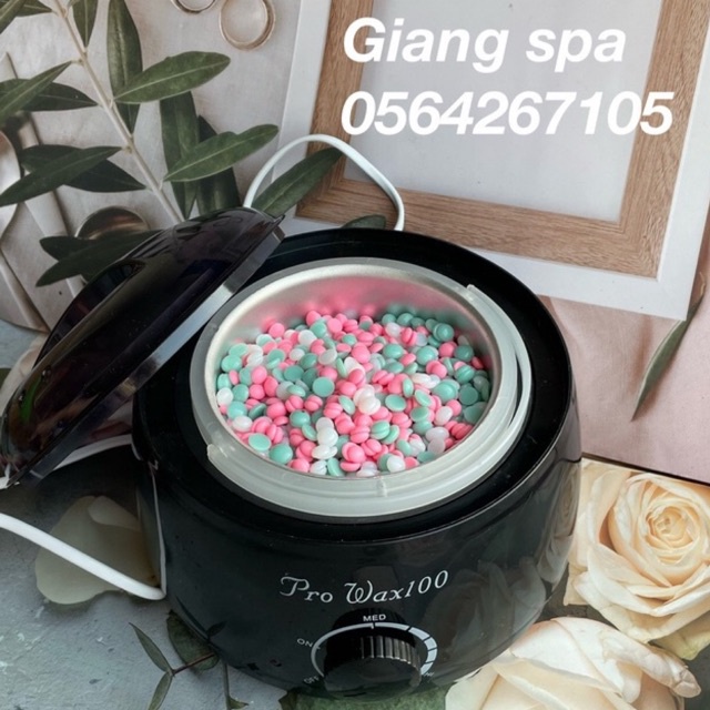 Nồi nấu sáp wax lông máy nấu sáp wax lông triệt lông tại nhà,SPA loại nồi PRO100, PRO200, Nồi chống dính tặng kèm que gỗ