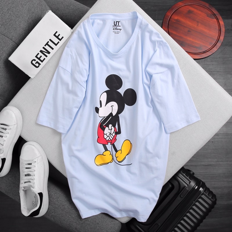 Áo Thun Hình Mickey Freesize - Vải Thun 100% Cotton - Hình In Rõ Nét - Mát, Co Giãn Tốt | BigBuy360 - bigbuy360.vn