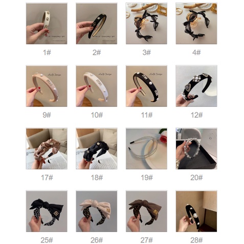 Băng Đô Cài Tóc Bằng Gỗ Đính Nơ Phong Cách Hàn Quốc Thời Trang