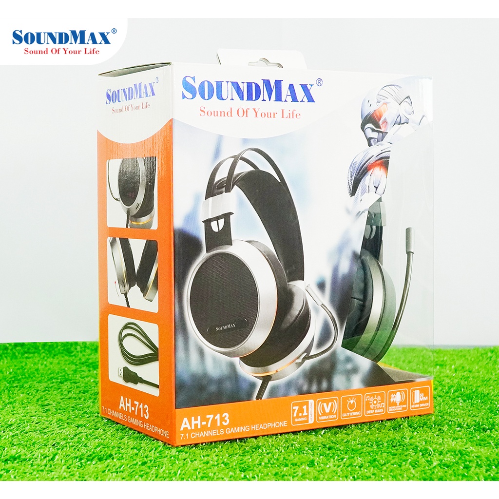 Tai Nghe SoundMax AH-713 Led - Hàng Chính Hãng