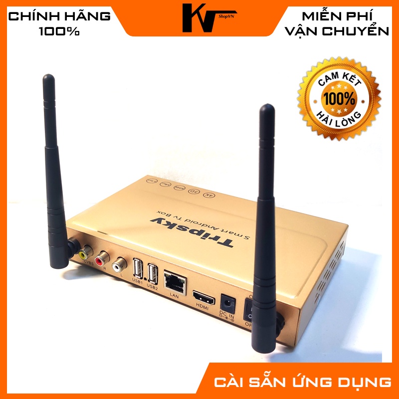 Android TV Box Tripsky X1, Xem truyền hình - youtube, Tìm kiếm giọng nói