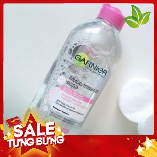 Nước tẩy trang Hoa Hồng Garnier Micellar cleansing water 400ml - cho da mẫn cảm