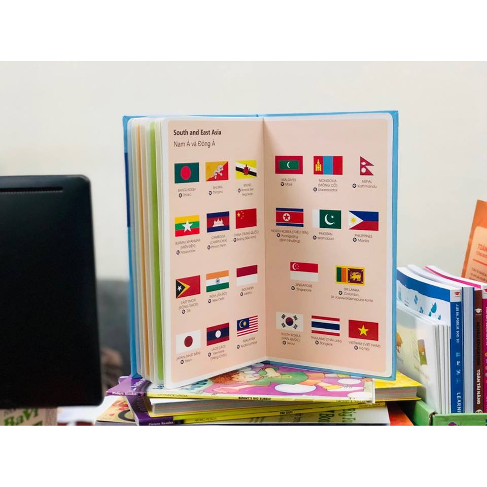 Sách 198 Flags - Quốc kỳ các nước