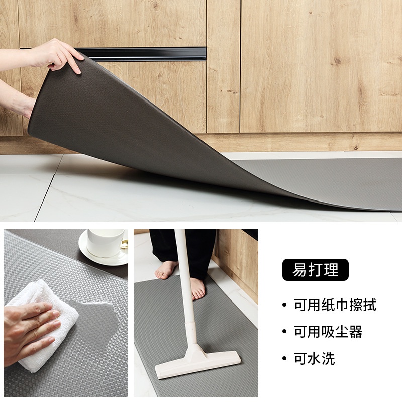 Thảm da pu lót sàn nhà bếp hai mặt 44x150cm