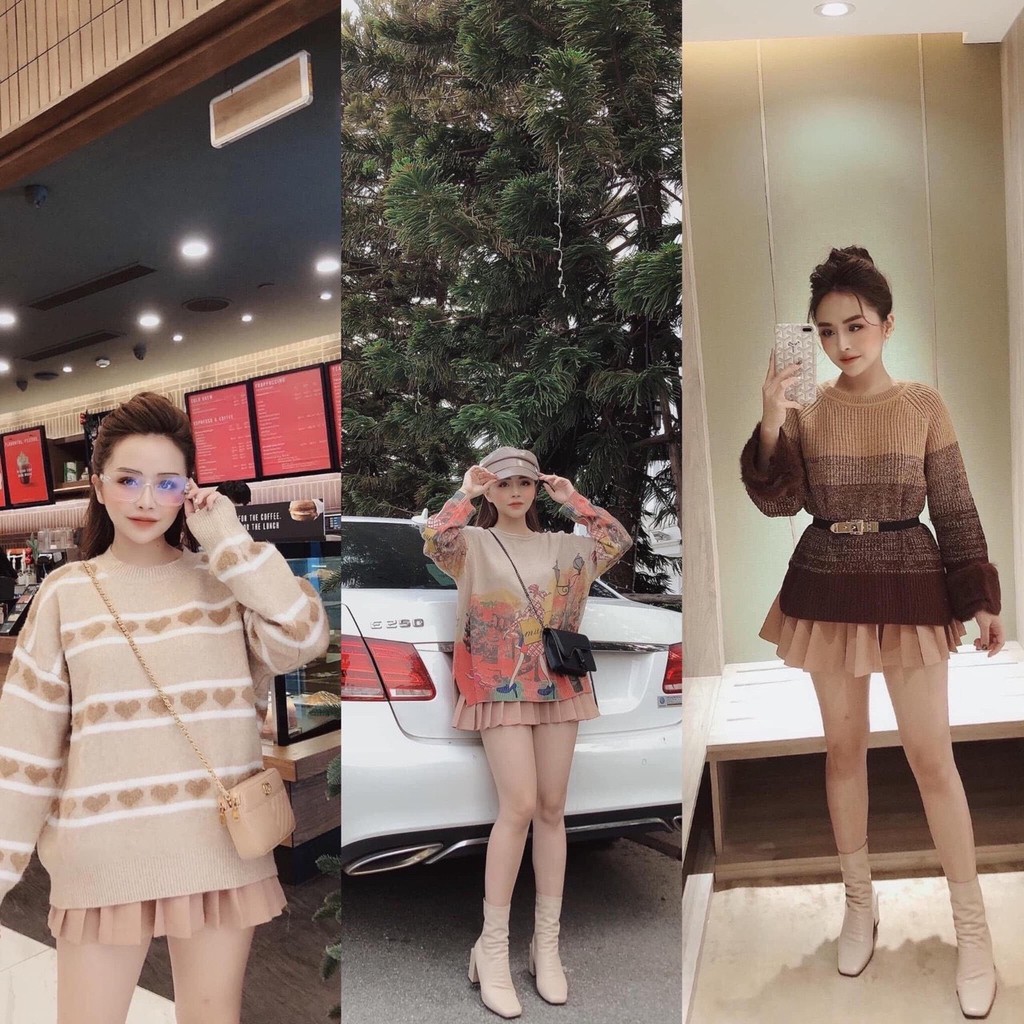 Chân váy xếp ly ngắn kèm quần lót trong xịn sò , chất cát hàn,hàng L1 chất đẹp