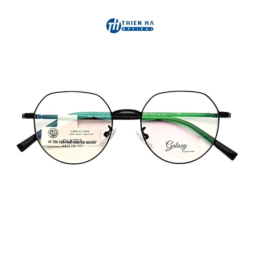 Gọng kính nữ titan Thiên Hà Optical chất liệu titan cao cấp siêu nhẹ chống gỉ phù hợp nam nữ, thiết kế độc quyền GLK001