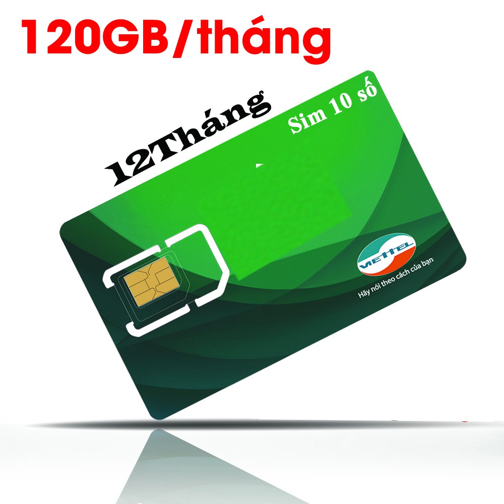 Sim 4G Viettel V120N 4GB/ngày (120GB/tháng) + 50 Phút gọi ngoại mạng + Miễn phí Gọi nội mạng chỉ với 120k/tháng