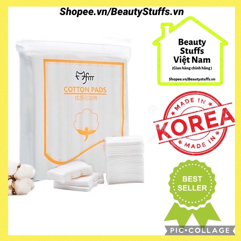 Bông Tẩy Trang 222 Miếng 3 Lớp Cotton Pads Lameila BTT222