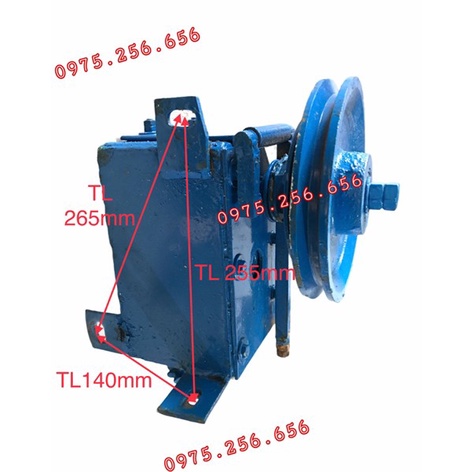 Hộp số tự hành máy tuốt lúa phụ tùng máy tuốt lúa phụ tùng Hùng Lỳ