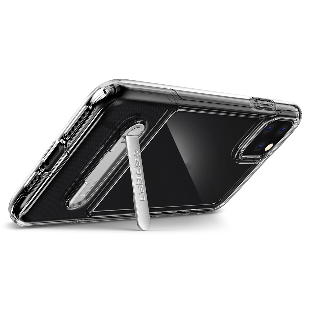 Ốp lưng iPhone 11/11 Pro/11 Pro Max Spigen Slim Armor Essential S Lưng cứng và cản trước linh hoạt