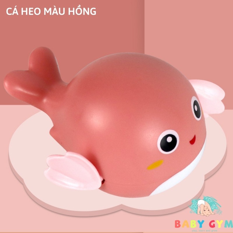 Cá Voi Thả Bồn Tắm Cho Bé Dễ Thương – Đồ Chơi Dây Cót Nhà Tắm Mini Hình Cá Voi