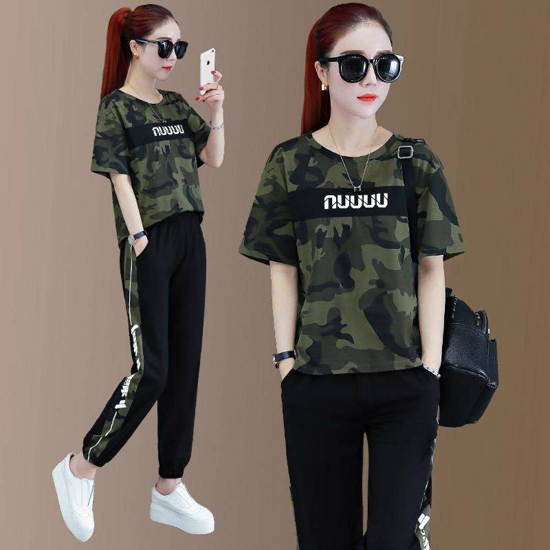 SET BỘ THỜI TRANG PHỐI HỌA TIẾT LÍNH UUUN, CHẤT THUN HAI DA CO GIÃN, MỀM, MỊN, DÀY DẶN, ĐỦ SIZE 40-70KG