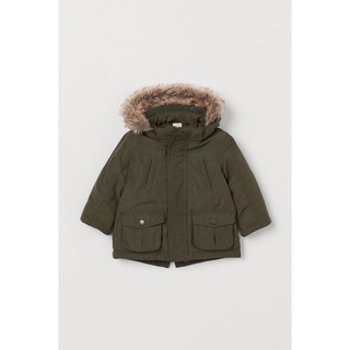 Áo parka hm kid xanh
