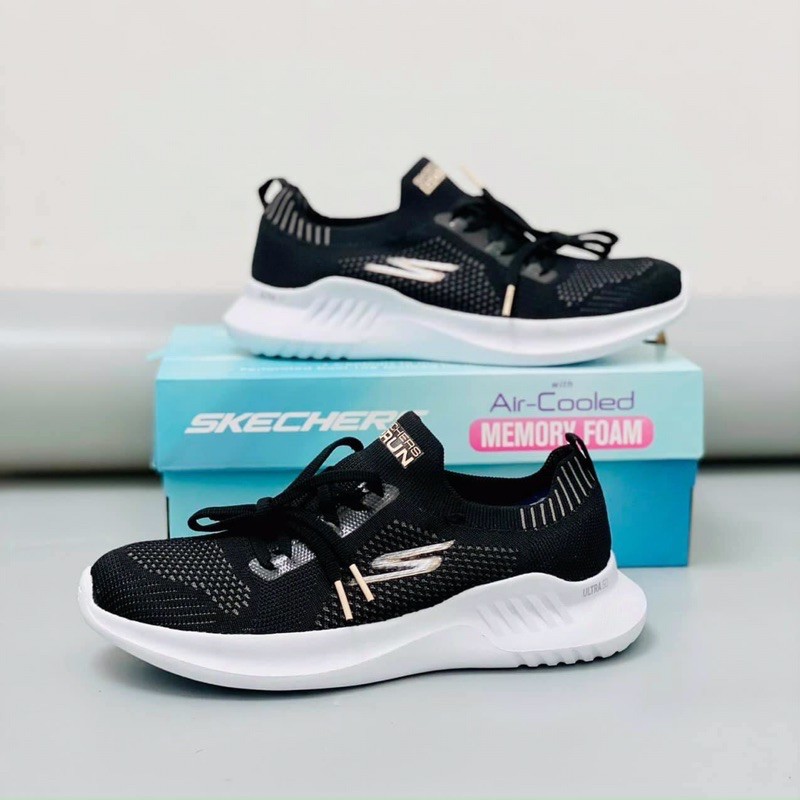 Giày Lười giả buộc dây Skechers gorun mojo 2.0 cho nữ đi bộ