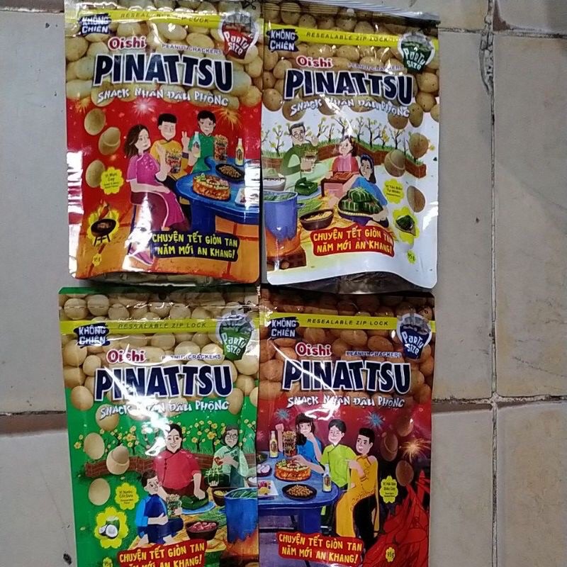 Đậu phộng cốt dừa Oishi Pinattsu 12k/ 1 gói 95gr