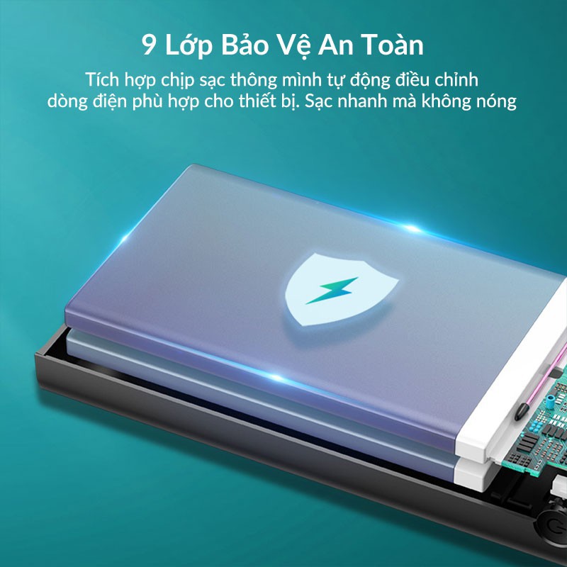 Pin Sạc Dự Phòng 20000mAh Baseus Adaman Metal Digital Display Hỗ Trợ 22.5W Sạc Nhanh PD3.0, QC3.0, SCP, AFC 5.0