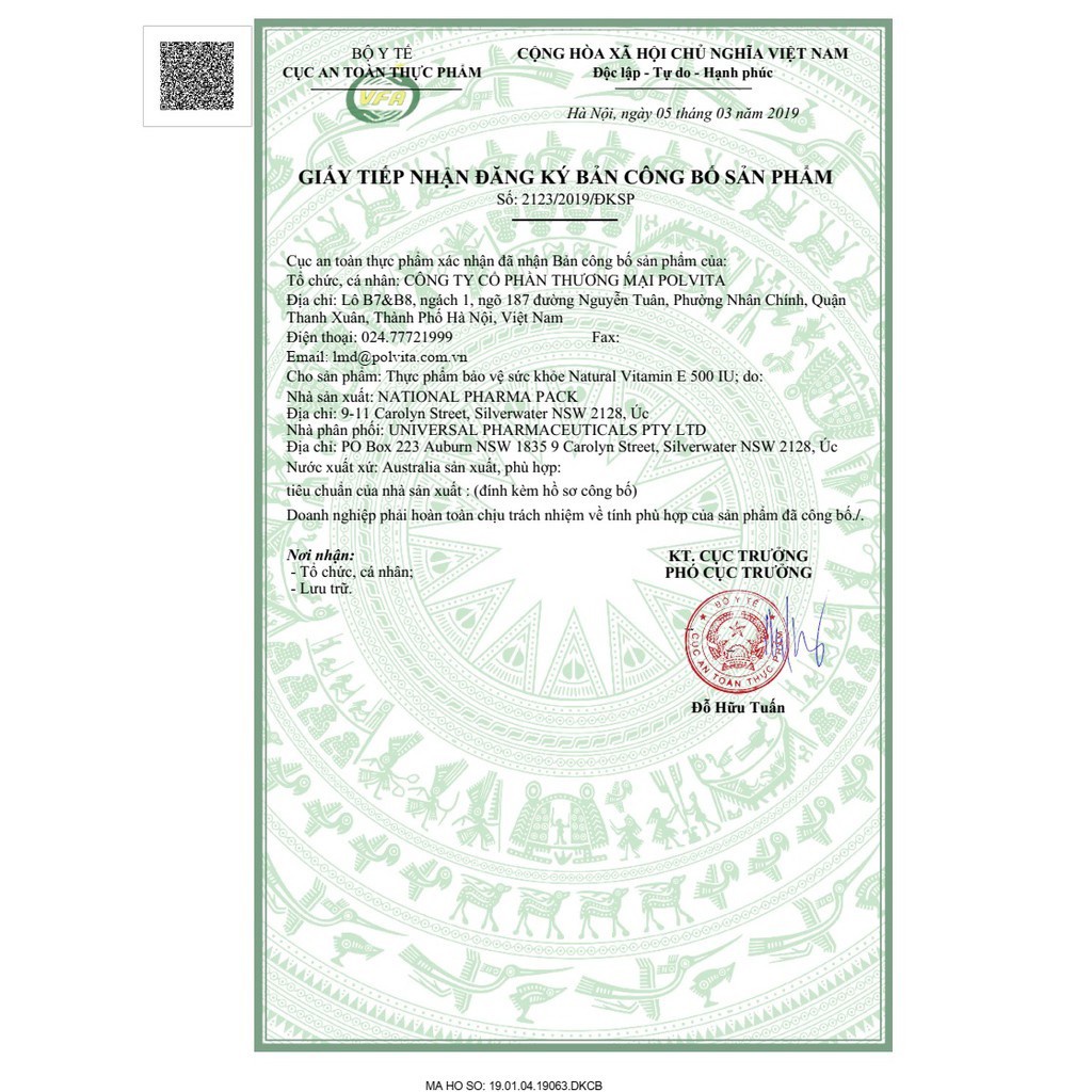 Viên uống bổ sung Vitamin E Healthy Care 500IU Hộp 200 Viên Của Úc