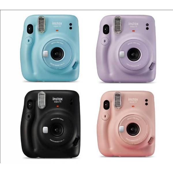 Combo Máy ảnh Fujifilm Instax mini 11 + bộ 5 pack film loại 10 tấm/pack (50 tấm)