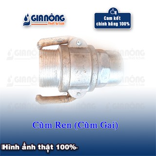 Cùm Ren 💖FREESHIP💖Cùm nối Hai đầu ống nhựa ống PVC và các khớp đầu ren