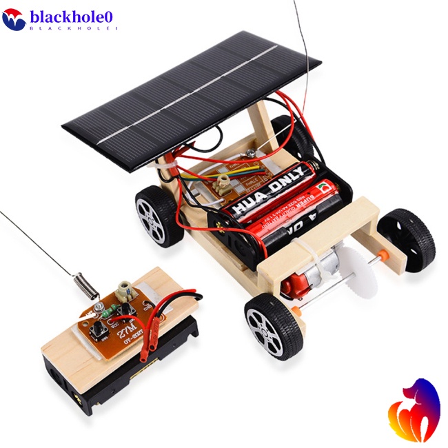 Bộ đồ chơi lắp ráp xe hơi điều khiển từ xa bằng năng lượng mặt trời cho bé