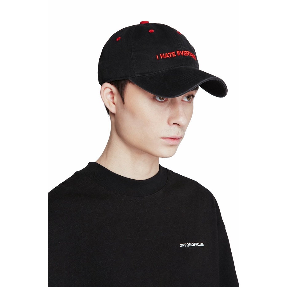 Nón I HATE EVERYONE CAP/BLACK