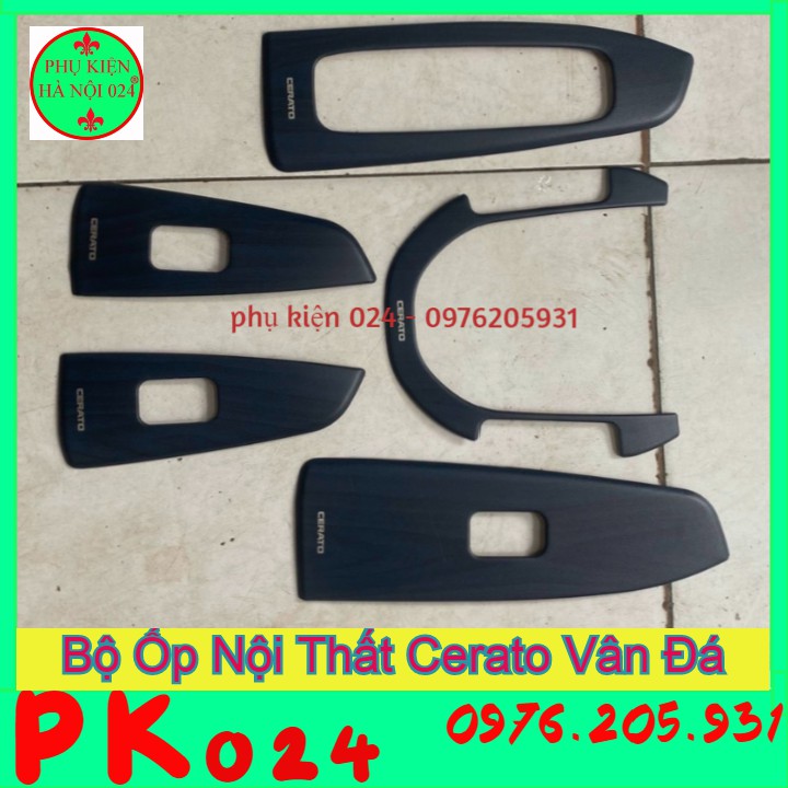 [Cerato Vân Đá] Bộ Ốp Nội Thất Vân Đá Cerato 2019 2020 Nhựa ABS