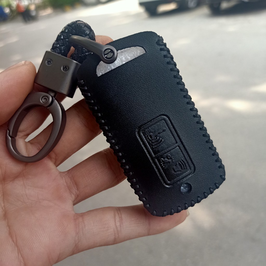 Bọc da chìa khóa Smart key Honda Sh, Sh mode Vision Airblade Vario Lead (tặng kèm móc khóa)