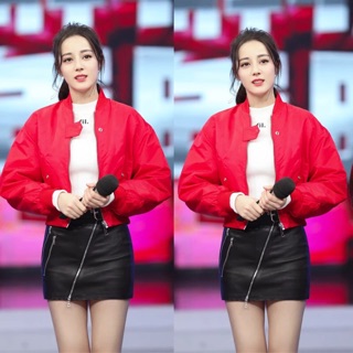 Bomber jacket dù Địch Lệ Nhiệt Ba