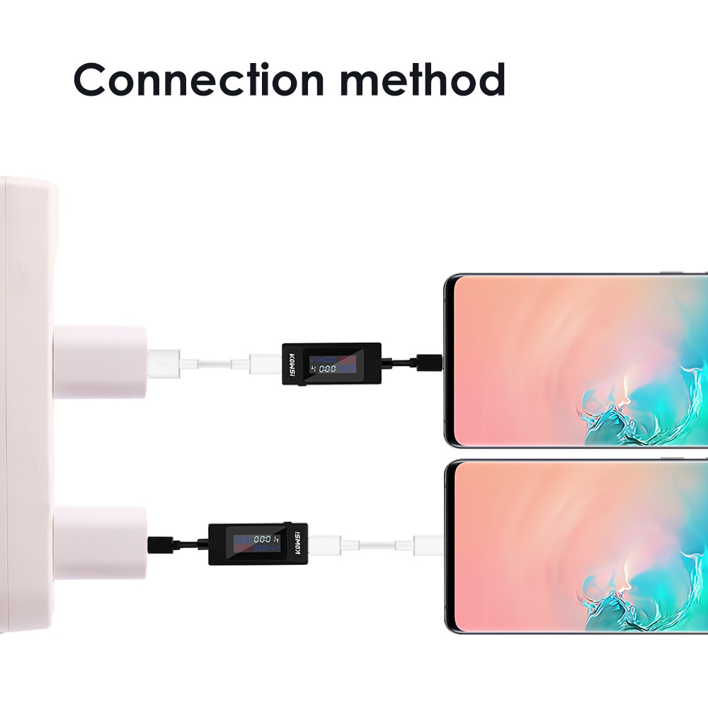 Thiết Bị Kiểm Tra Dòng Điện Pcbfun 4-30V 0-6.5A Màn Hình LCD Nhiều Màu Sắc