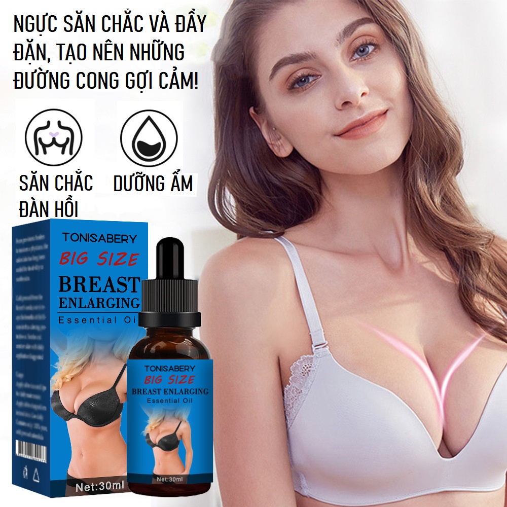 Tinh dầu Nở Ngực To Nhanh BREAST ENLARGING Nâng Cơ, Tạo Vòng 1 Căng Tròn Đầy Đặn Chống Chảy Xệ, Giúp Ngực Săn Chắc