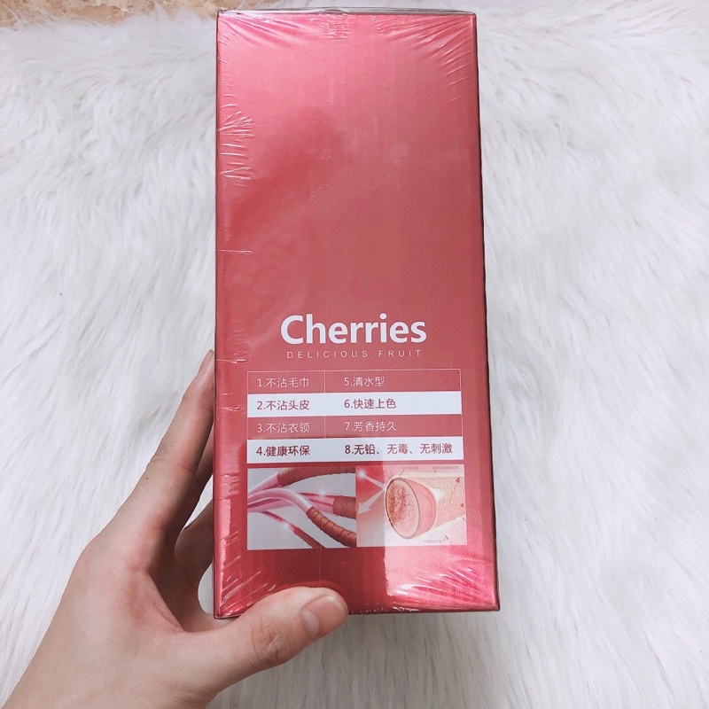 Nhuộm đen tóc cherries , Thuốc nhuộm đen phủ bạc cherroes 500mlx2