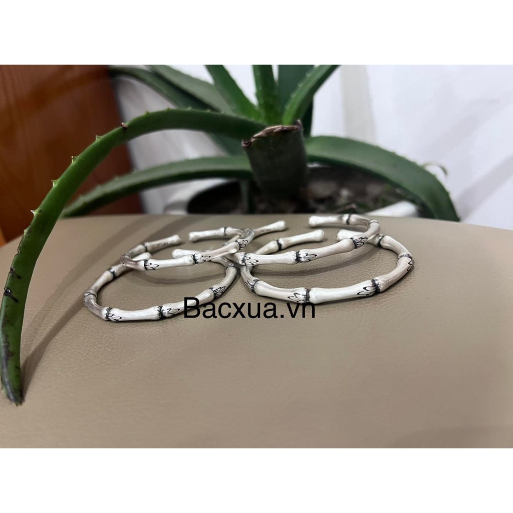 VÒNG TAY ĐỐT TRÚC NAM/NỮ BẠC NGUYÊN CHẤT S990