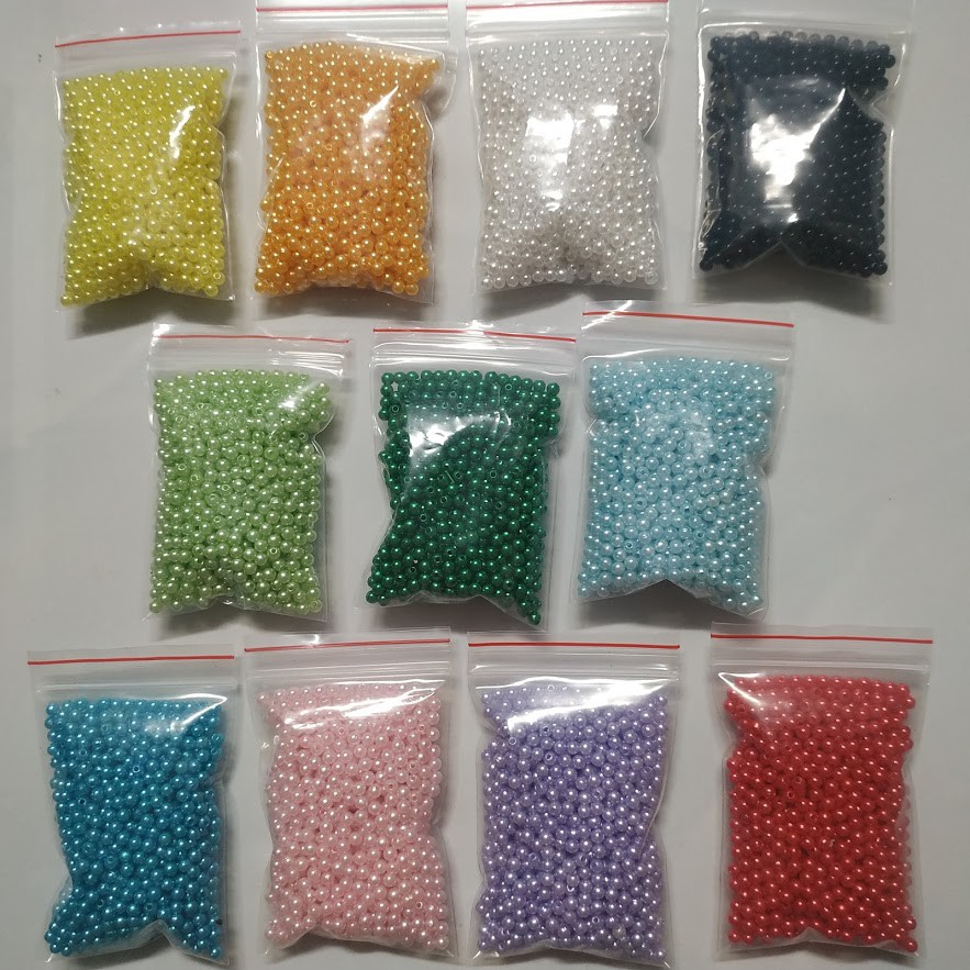 10-25gr hạt bẹt 4mm nhiều màu - Nguyên liệu làm handmade giá tốt
