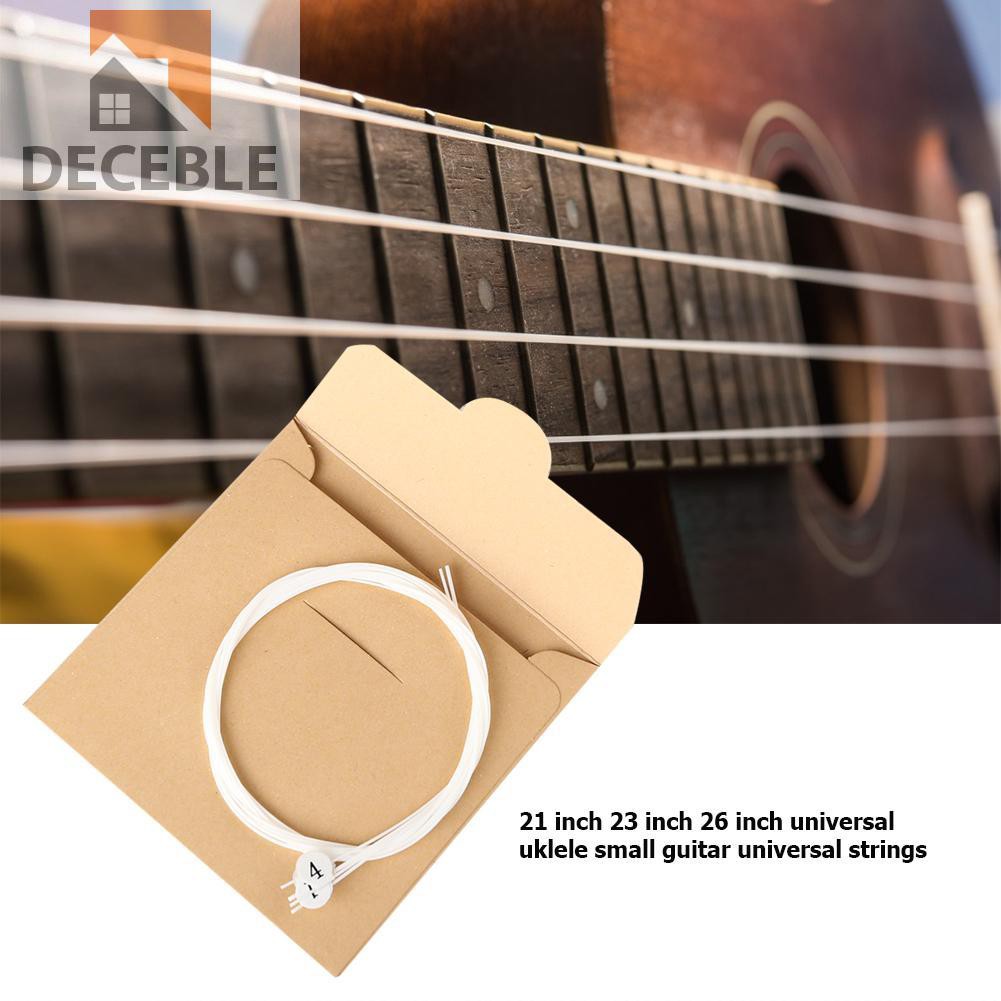 Set 4 Dây Đàn Ukulele Thay Thế 21 23 26 Inch