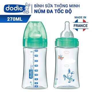 Bình sữa đa tốc độ Dodie 270ml