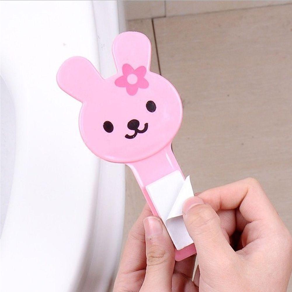 Dụng Cụ Nhấc Nắp Bồn Cầu Họa Tiết Hoạt Hình Tránh Chạm Tiện Dụng
