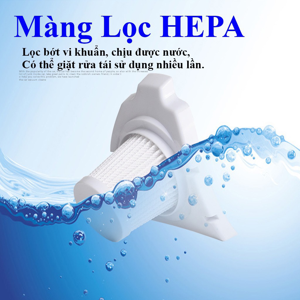 [MARVIS] Máy hút bụi Mini 4 trong 1 Bơm Lốp Bánh Xe Hơi Ô Tô Yeloo Dây 5M | 120W Có đèn LED - Marvis - | BigBuy360 - bigbuy360.vn