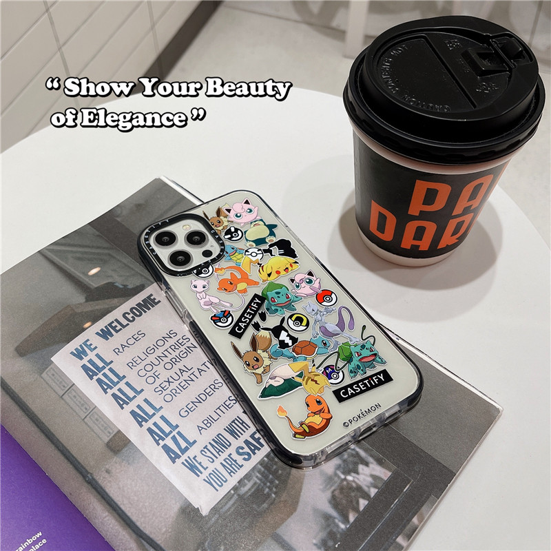 Ốp Điện Thoại Chống Rơi In Hình pikachu Cho iphone 11 pro max x xs max xr 12 13 14 pro max