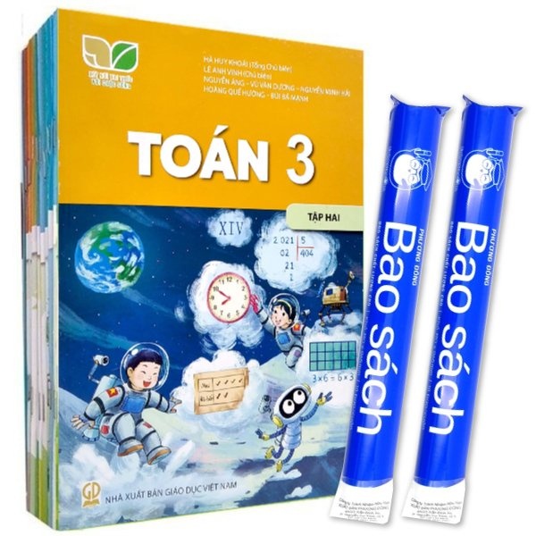 Sách Giáo Khoa Bộ Lớp 3 - Kết Nối - Sách Bài Học (Bộ 12 Cuốn) (2022) + 2 Bao Sách TP