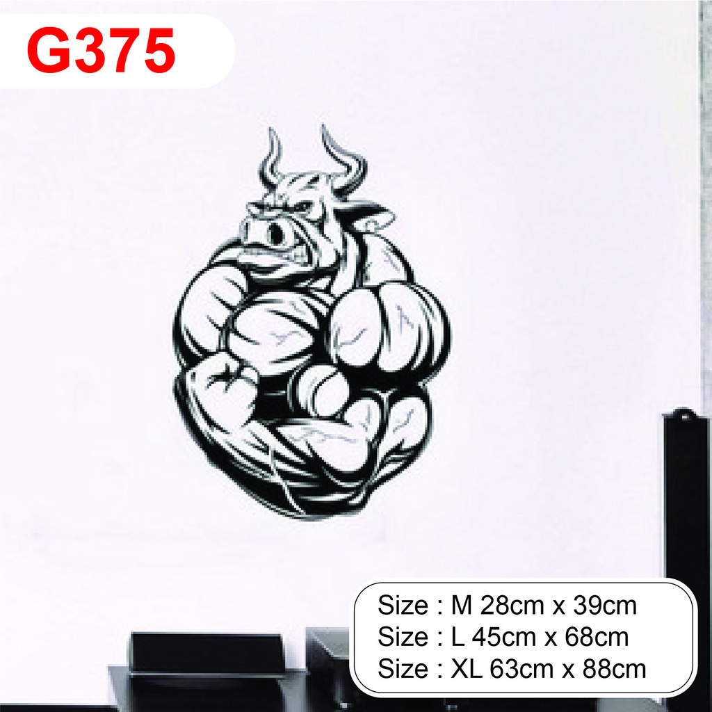 Decal dán trang trí phòng GYM - Tập Tạ, tăng động lực, sức tập cho khách hàng, tạo điểm nhấn cho phòng GYM P13